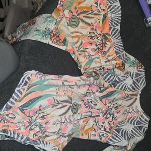 Maaji Kids Swim One Piece - Multicolor Tropical Print